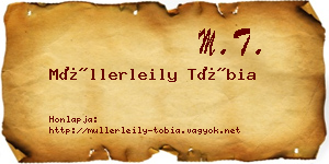 Müllerleily Tóbia névjegykártya